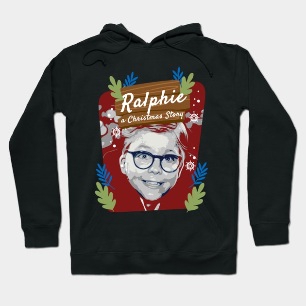 Ralphie Christmas Hoodie by V x Y Creative